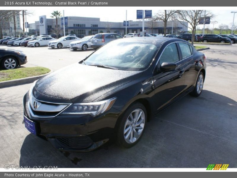 Crystal Black Pearl / Graystone 2016 Acura ILX Technology