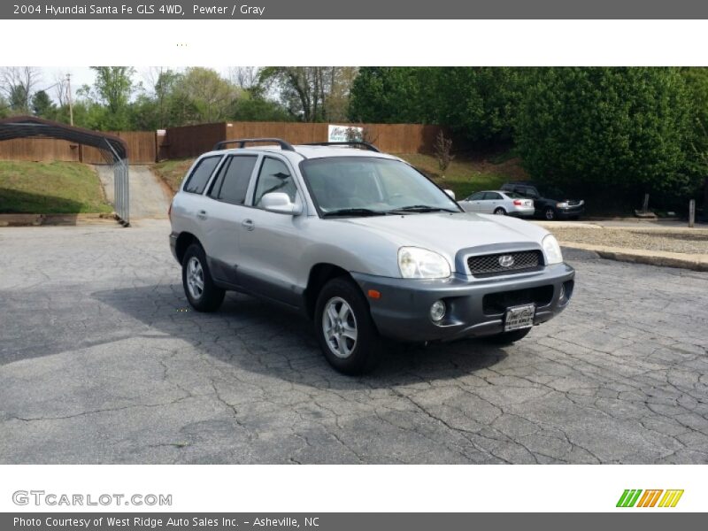 Pewter / Gray 2004 Hyundai Santa Fe GLS 4WD