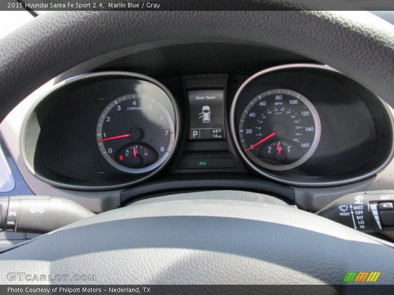 Marlin Blue / Gray 2015 Hyundai Santa Fe Sport 2.4