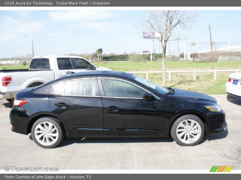 Crystal Black Pearl / Graystone 2016 Acura ILX Technology