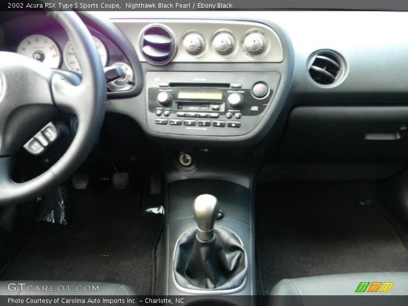 Nighthawk Black Pearl / Ebony Black 2002 Acura RSX Type S Sports Coupe