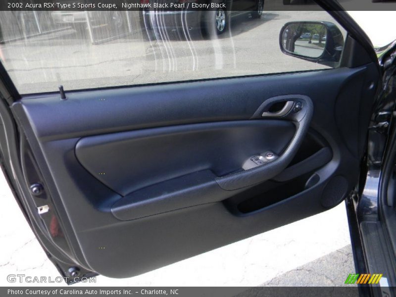 Nighthawk Black Pearl / Ebony Black 2002 Acura RSX Type S Sports Coupe