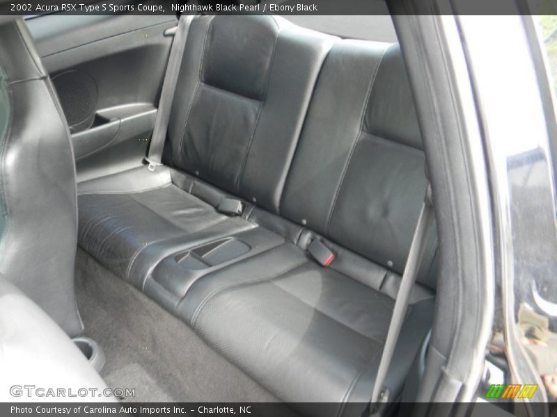 Nighthawk Black Pearl / Ebony Black 2002 Acura RSX Type S Sports Coupe