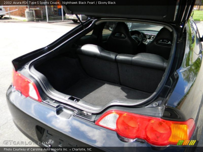 Nighthawk Black Pearl / Ebony Black 2002 Acura RSX Type S Sports Coupe