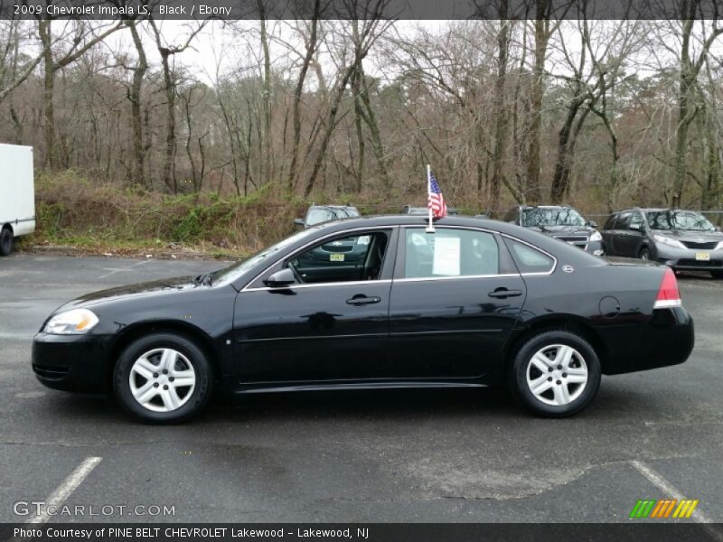 Black / Ebony 2009 Chevrolet Impala LS