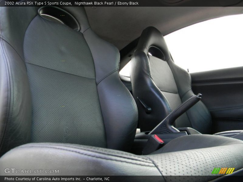 Nighthawk Black Pearl / Ebony Black 2002 Acura RSX Type S Sports Coupe