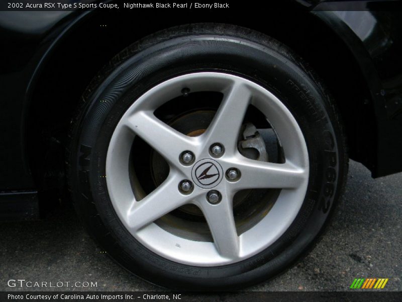 Nighthawk Black Pearl / Ebony Black 2002 Acura RSX Type S Sports Coupe
