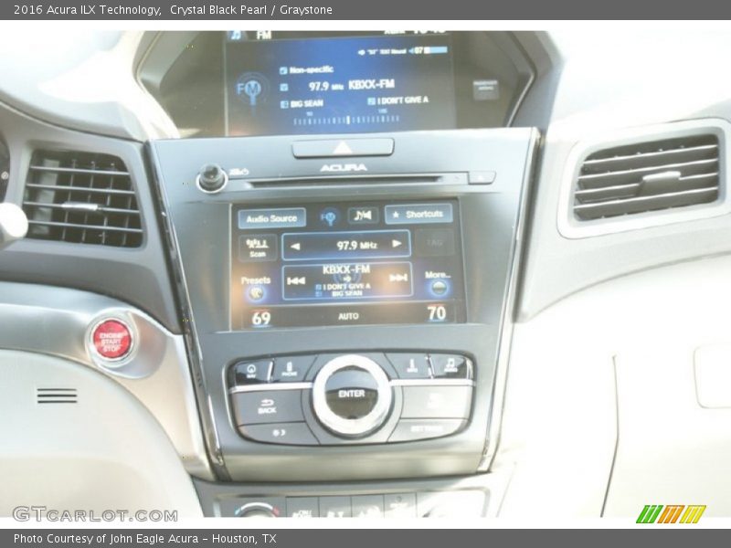 Crystal Black Pearl / Graystone 2016 Acura ILX Technology