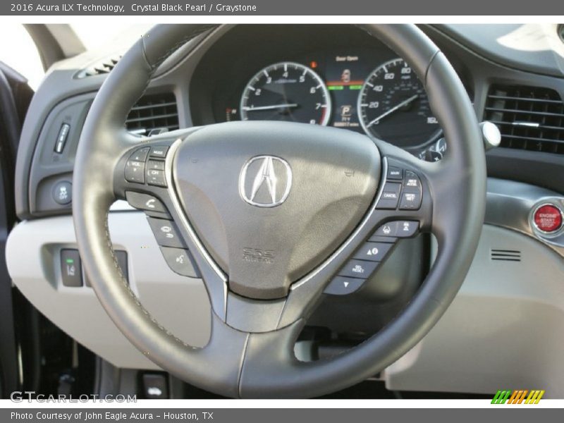 Crystal Black Pearl / Graystone 2016 Acura ILX Technology