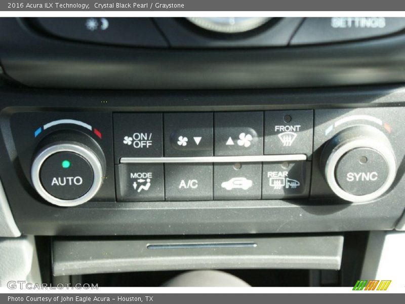Crystal Black Pearl / Graystone 2016 Acura ILX Technology