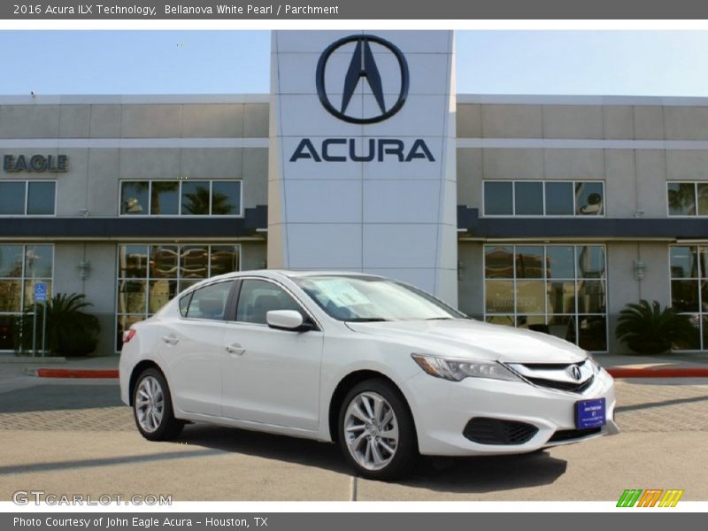 Bellanova White Pearl / Parchment 2016 Acura ILX Technology