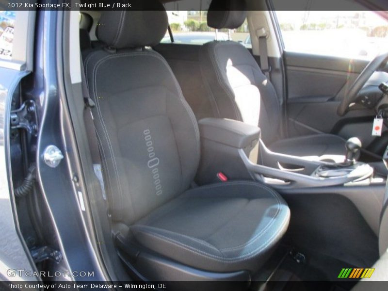 Twilight Blue / Black 2012 Kia Sportage EX