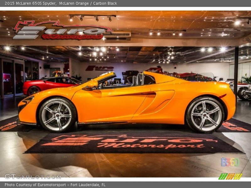 McLaren Orange / Carbon Black 2015 McLaren 650S Spyder