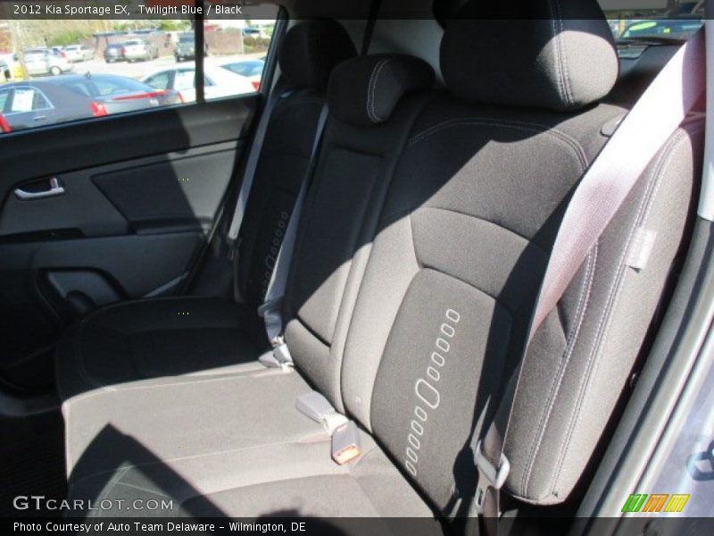 Twilight Blue / Black 2012 Kia Sportage EX