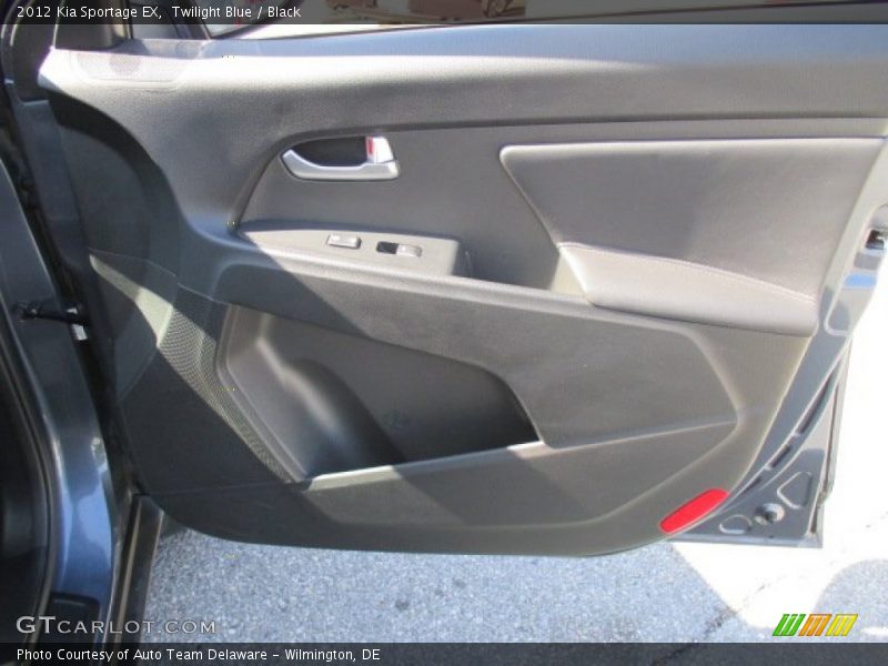 Twilight Blue / Black 2012 Kia Sportage EX