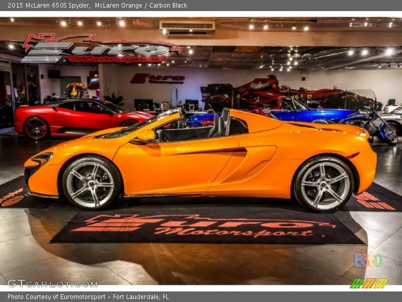McLaren Orange / Carbon Black 2015 McLaren 650S Spyder