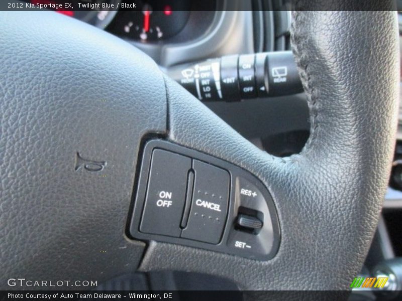 Twilight Blue / Black 2012 Kia Sportage EX