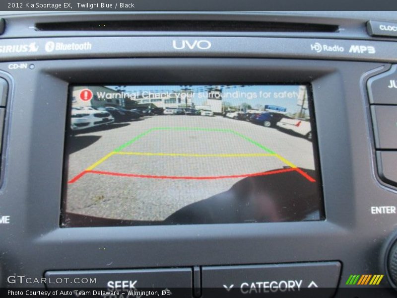 Twilight Blue / Black 2012 Kia Sportage EX
