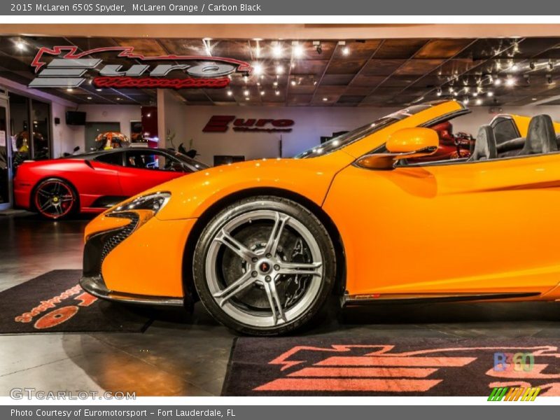 McLaren Orange / Carbon Black 2015 McLaren 650S Spyder