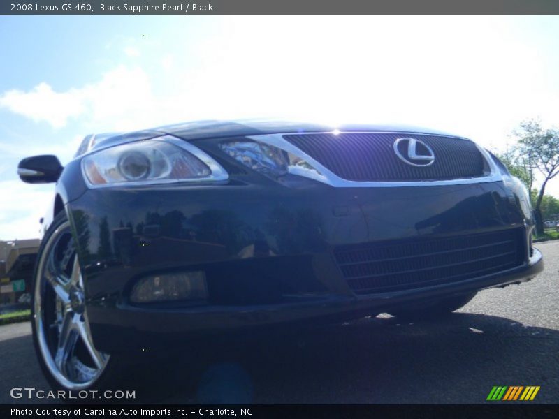 Black Sapphire Pearl / Black 2008 Lexus GS 460