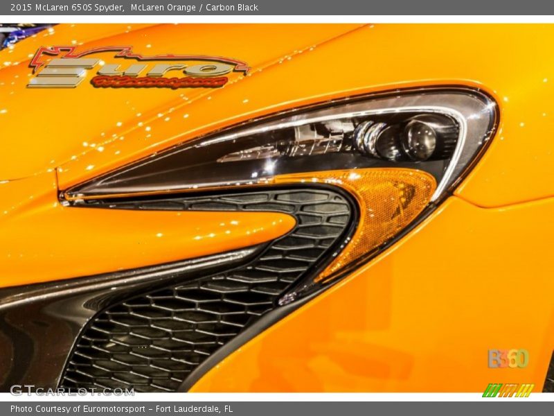 McLaren Orange / Carbon Black 2015 McLaren 650S Spyder