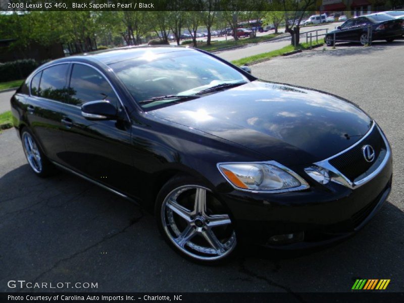 Black Sapphire Pearl / Black 2008 Lexus GS 460