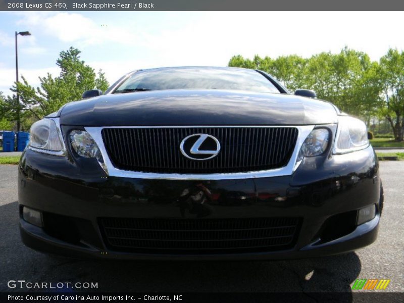 Black Sapphire Pearl / Black 2008 Lexus GS 460