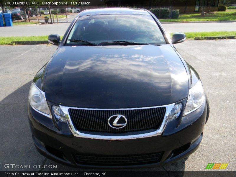 Black Sapphire Pearl / Black 2008 Lexus GS 460