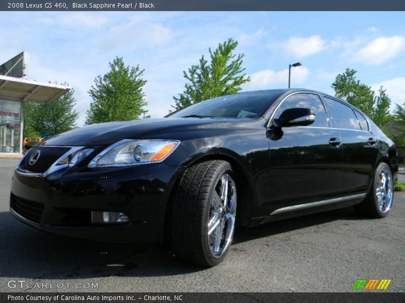 Black Sapphire Pearl / Black 2008 Lexus GS 460