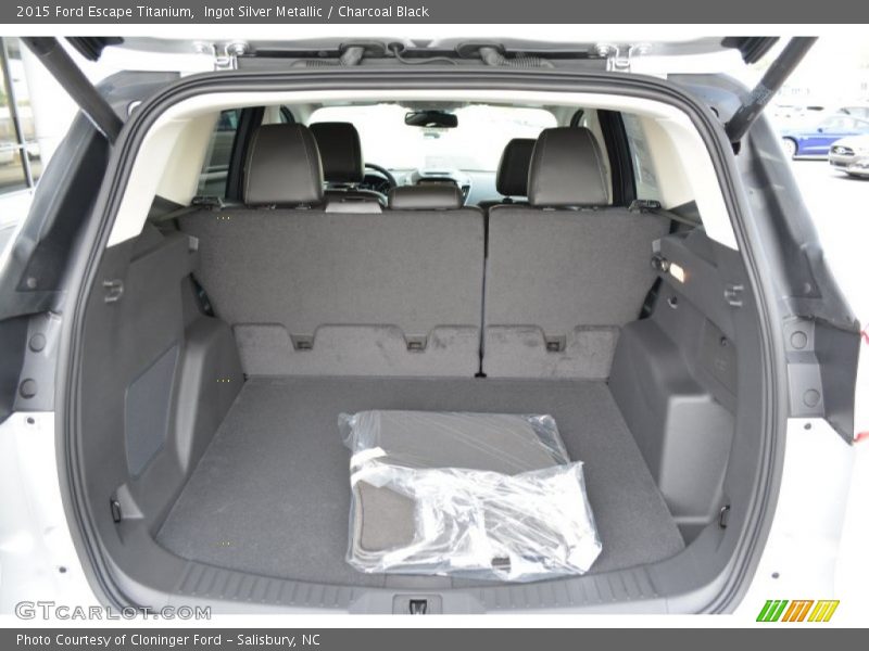 Ingot Silver Metallic / Charcoal Black 2015 Ford Escape Titanium