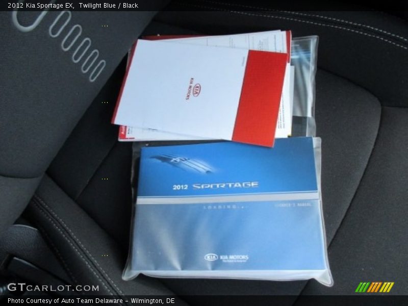 Twilight Blue / Black 2012 Kia Sportage EX