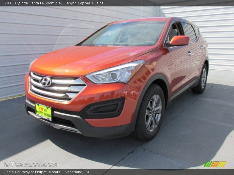 Canyon Copper / Beige 2015 Hyundai Santa Fe Sport 2.4