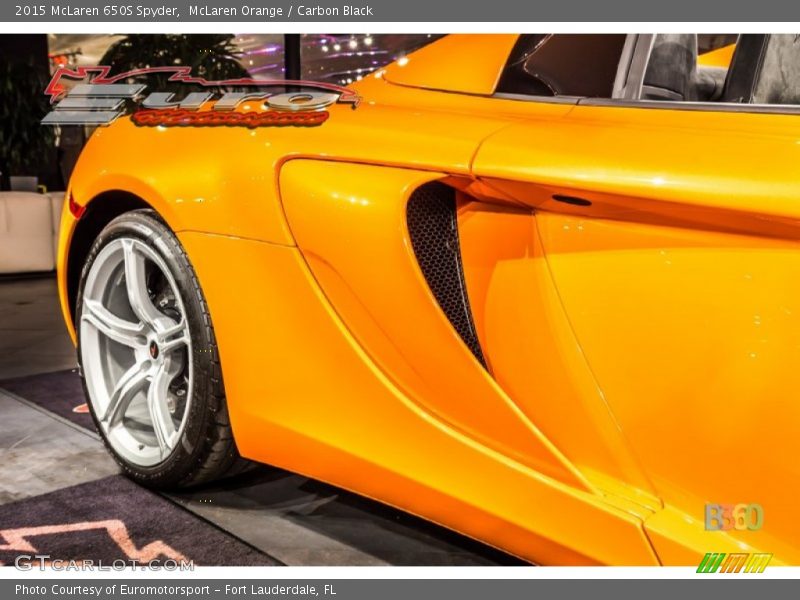 McLaren Orange / Carbon Black 2015 McLaren 650S Spyder
