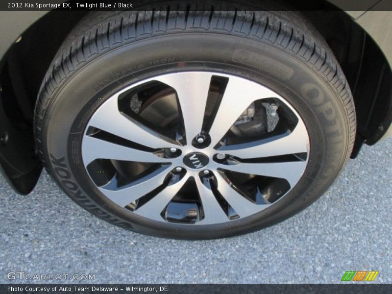 Twilight Blue / Black 2012 Kia Sportage EX