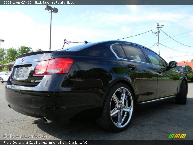 Black Sapphire Pearl / Black 2008 Lexus GS 460