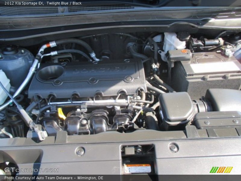 Twilight Blue / Black 2012 Kia Sportage EX