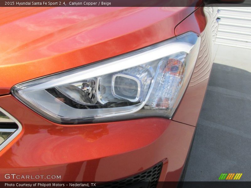 Canyon Copper / Beige 2015 Hyundai Santa Fe Sport 2.4