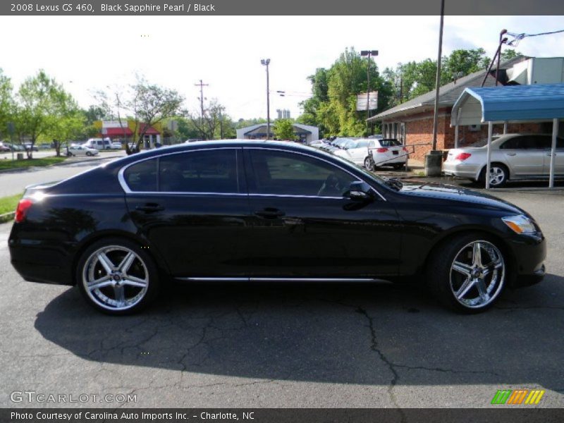 Black Sapphire Pearl / Black 2008 Lexus GS 460