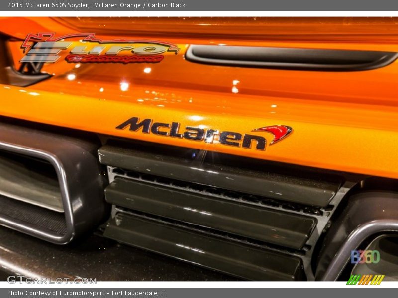 McLaren Orange / Carbon Black 2015 McLaren 650S Spyder