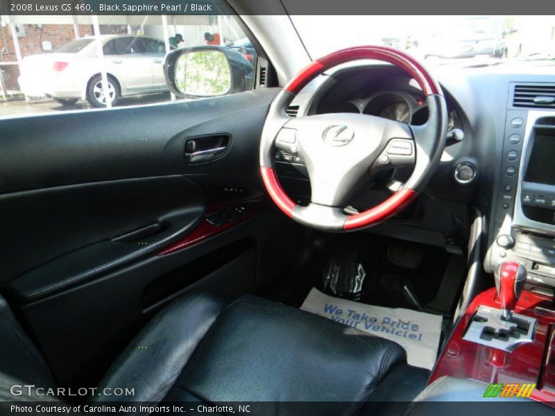 Black Sapphire Pearl / Black 2008 Lexus GS 460