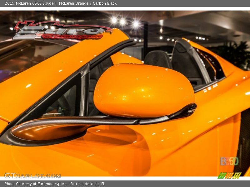 McLaren Orange / Carbon Black 2015 McLaren 650S Spyder