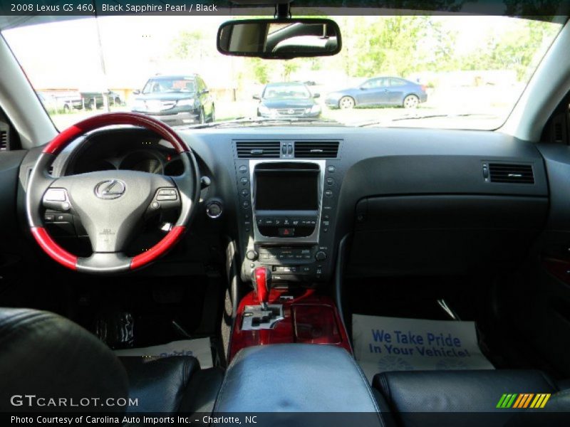 Black Sapphire Pearl / Black 2008 Lexus GS 460