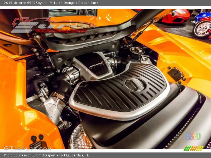  2015 650S Spyder Engine - 3.8 Liter Twin-Turbo DOHC 32-Valve VVT V8