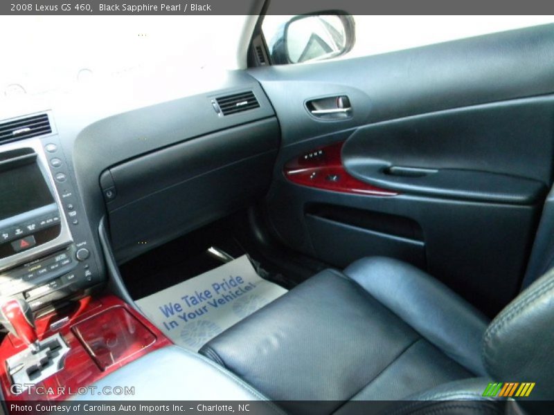 Black Sapphire Pearl / Black 2008 Lexus GS 460
