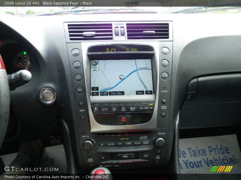 Black Sapphire Pearl / Black 2008 Lexus GS 460