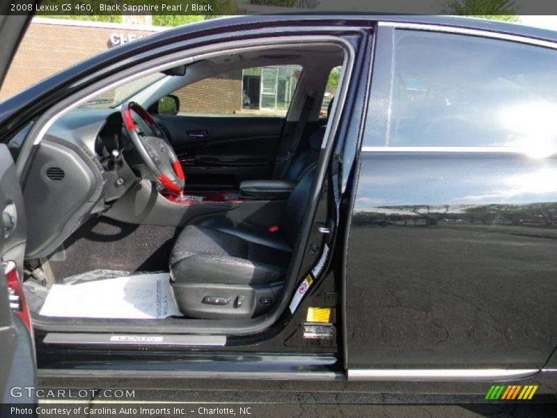 Black Sapphire Pearl / Black 2008 Lexus GS 460