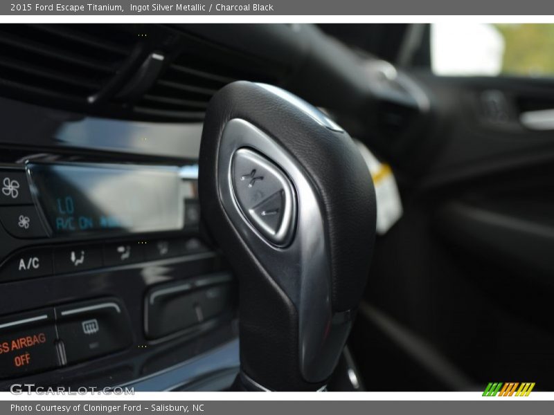 Ingot Silver Metallic / Charcoal Black 2015 Ford Escape Titanium