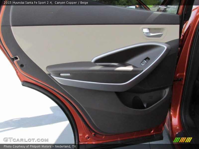 Canyon Copper / Beige 2015 Hyundai Santa Fe Sport 2.4