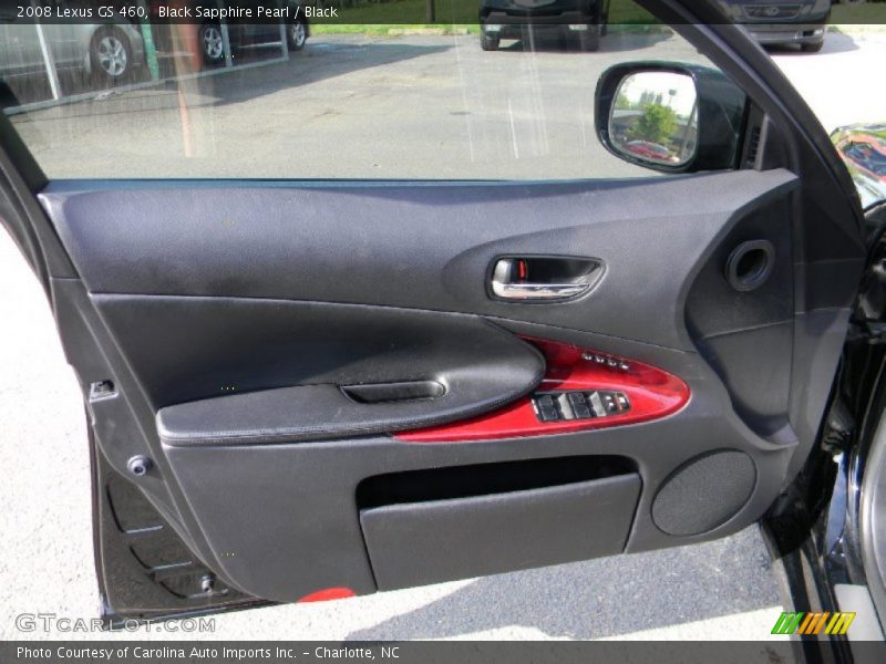 Black Sapphire Pearl / Black 2008 Lexus GS 460