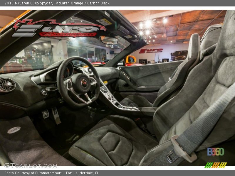 Carbon Black Interior - 2015 650S Spyder 